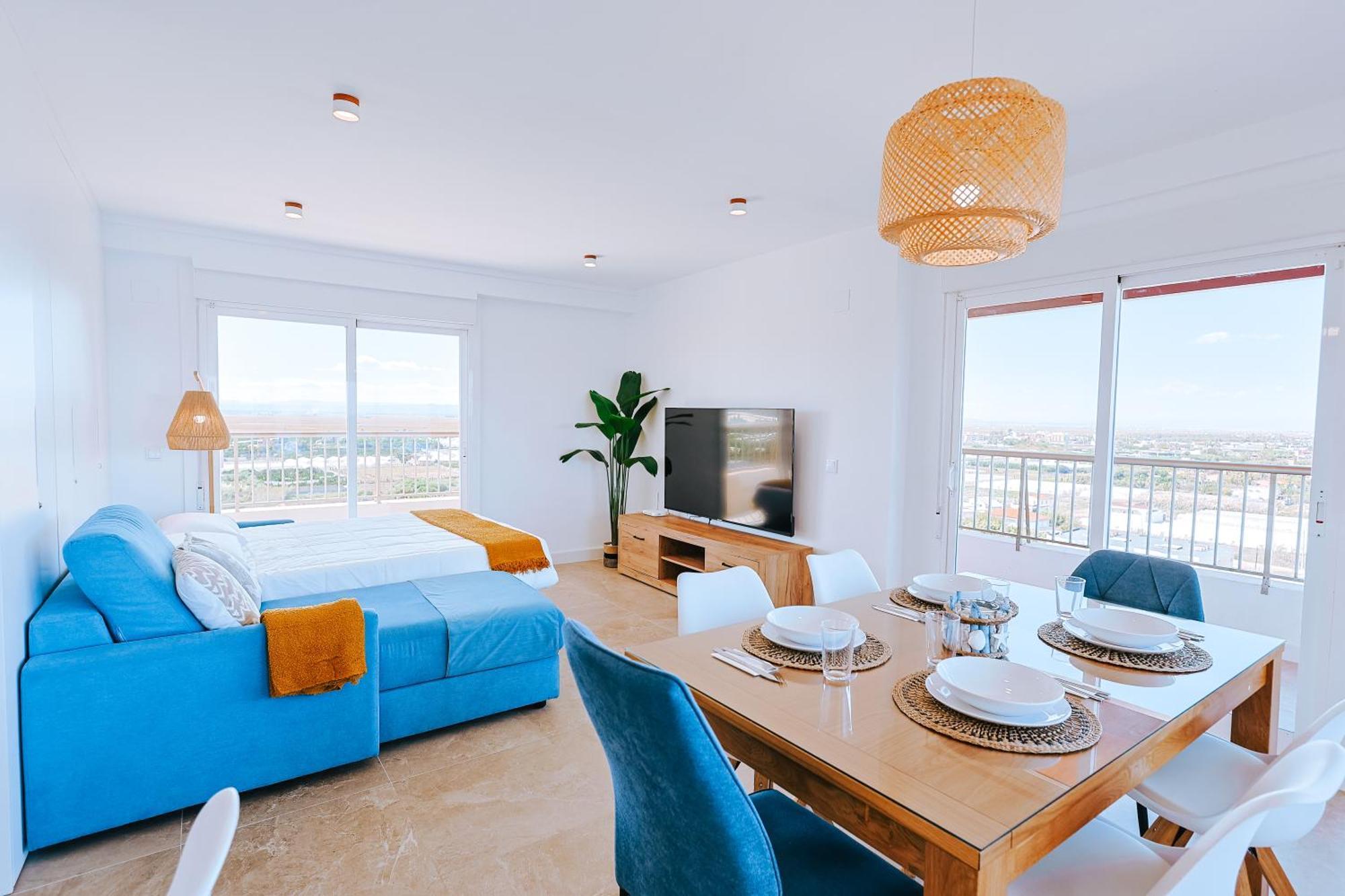 Apartamento Premium Con 5 Piscinas Barbacoa Tenis Frontenis Mareny Blau Eksteriør billede